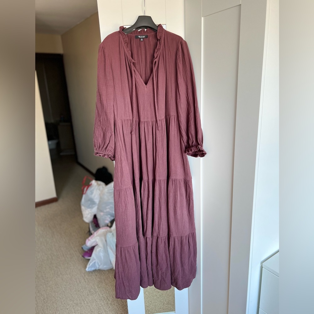 Madewell Cotton Flowy Midi Dress 🌸